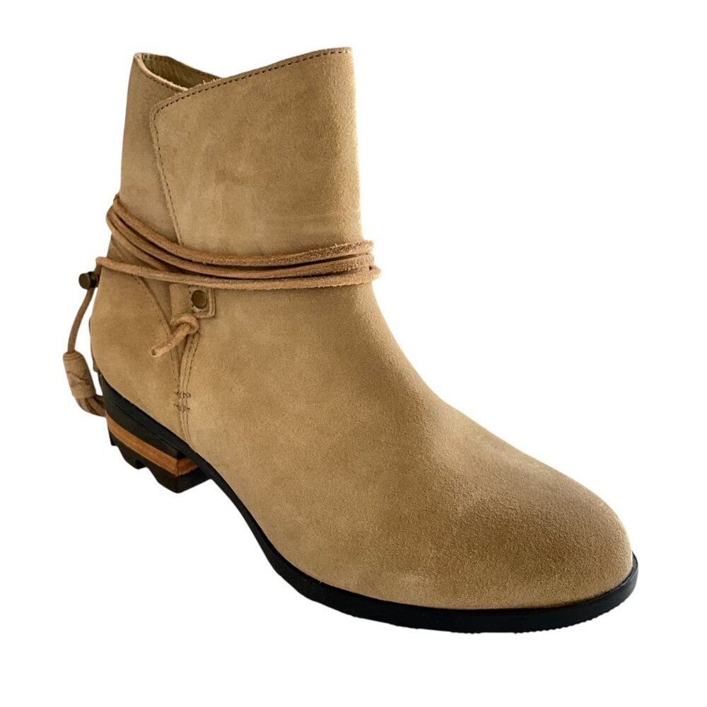 Sorel Farah Waterproof Short Boot Tan 9